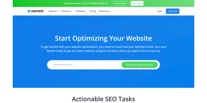 Woorank SEO Audit Tool