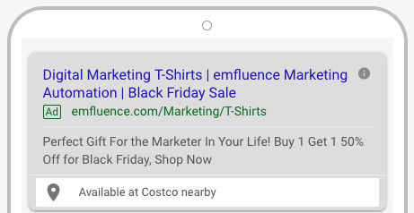 Affiliate ads extension