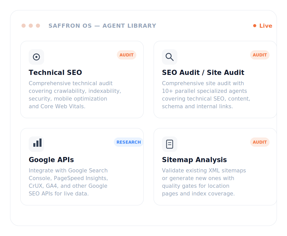 Saffron OS Agent Library
