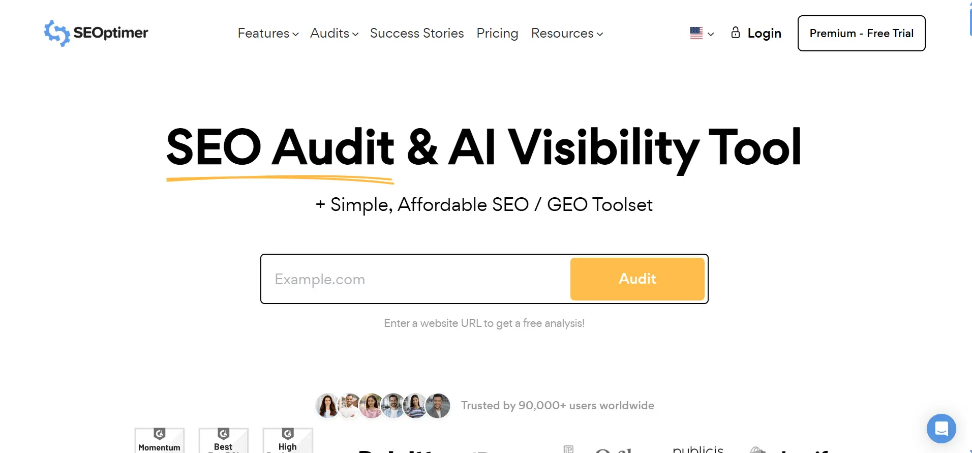seoptimer seo audit tool