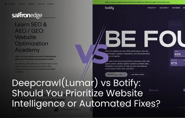 Deepcrawl Vs Botify Should You Prioritize Website Intelligence Or Automated Fixes